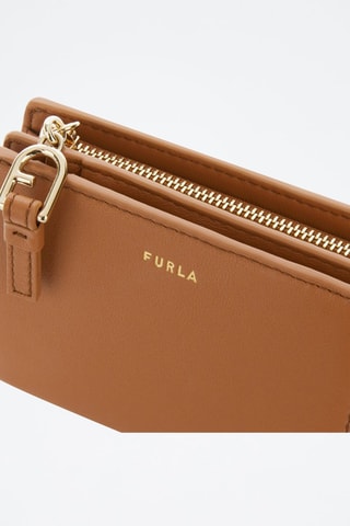 Portefeuille en cuir Nuvola - Taille S - Marron