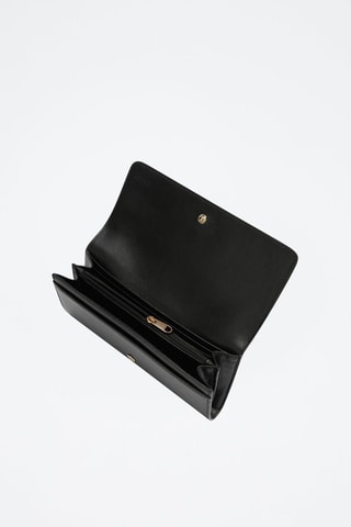 Portefeuille en cuir Meti - Taille XL - Noir