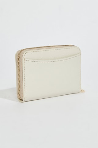 Portefeuille en cuir Gardenia - Taille S - Blanc