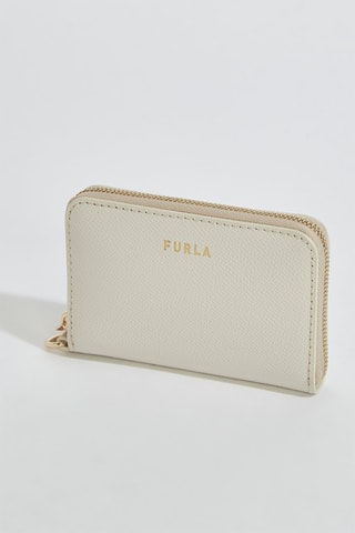 Portefeuille en cuir Gardenia - Taille S - Blanc