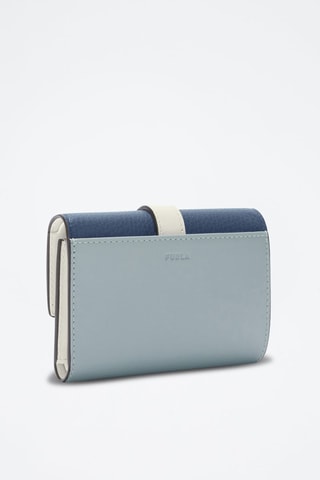 Portefeuille en cuir Grazia - Bleu