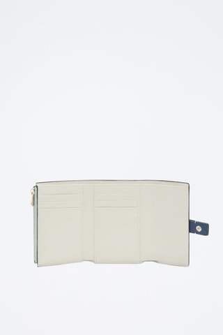 Portefeuille en cuir Grazia - Bleu