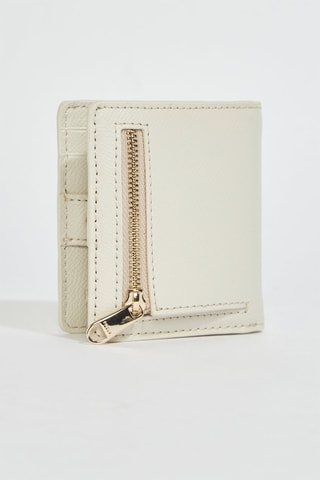 Portefeuille en cuir Gardenia - Taille S - Blanc