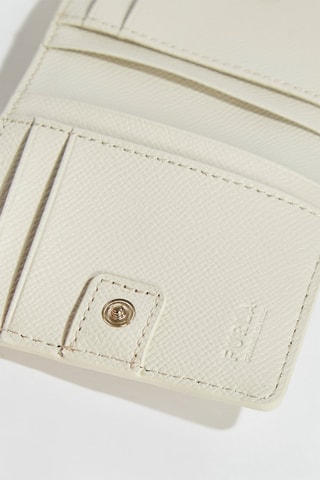 Portefeuille en cuir Gardenia - Taille S - Blanc