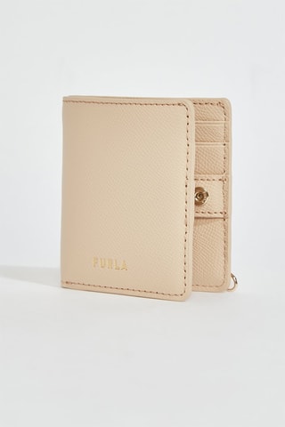 Portefeuille en cuir Gardenia - Taille S - Beige