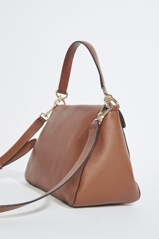 Sac porté épaule en cuir Danae - Marron