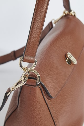 Sac porté épaule en cuir Danae - Marron