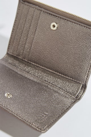 Portefeuille en cuir Classic - Doré