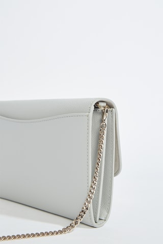 Sac bandoulière en cuir Circe - Gris clair