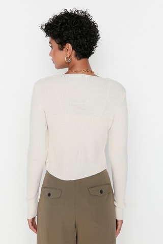 Casaco de malha Bege