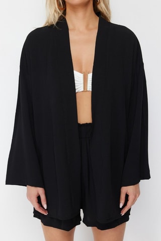 Quimono e calções - Preto