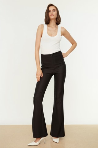 Calças bootcut Preto