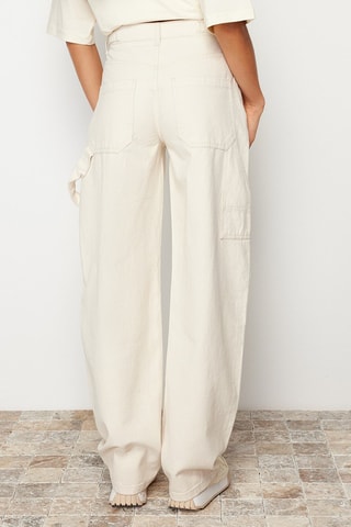 Calças de ganga - Cru