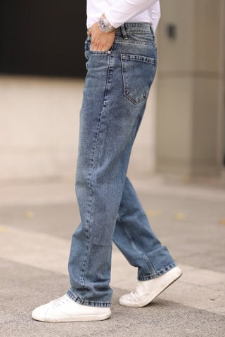 Calças de ganga - Azul