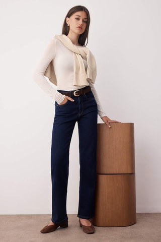 Calças de ganga - Azul-escuro