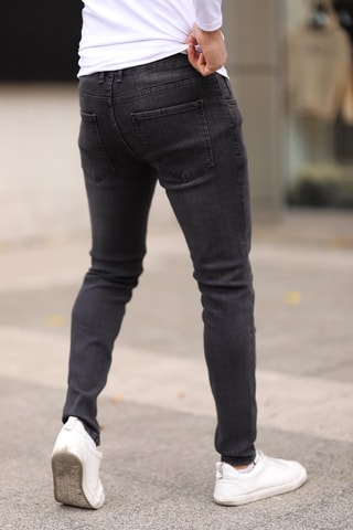 Calças de ganga skinny - Antracite