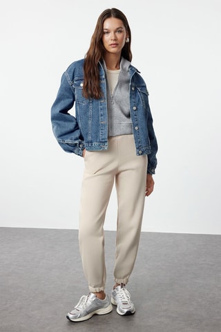 Casaco oversize - Azul