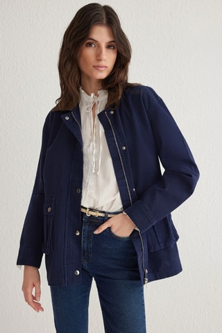 Casaco Oversized - Azul