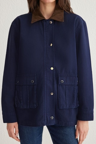 Casaco Oversized - Azul