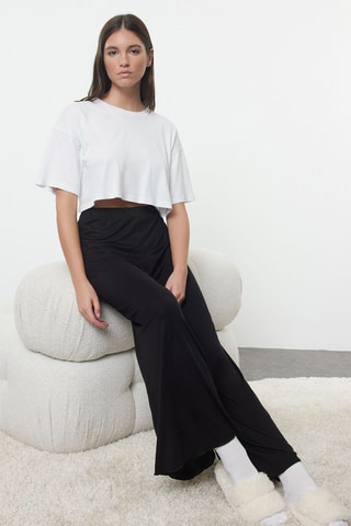 Parte de baixo de pijama - Preto