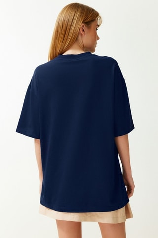 T-shirt - Azul-marinho