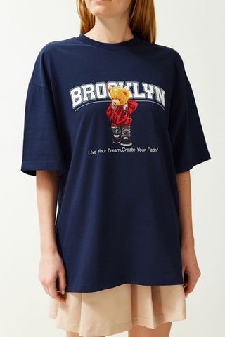 T-shirt - Azul-marinho