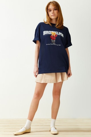 T-shirt - Azul-marinho