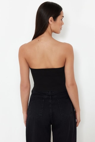 2 top bustier - Bianco ed ecrù