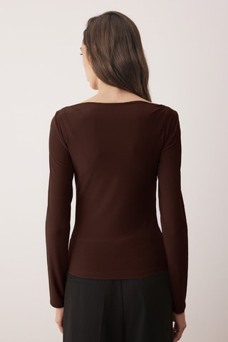 Top - Castanho-escuro