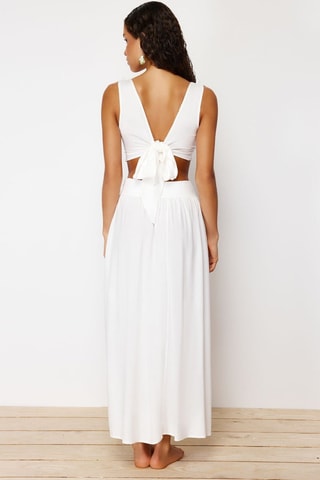 Vestido comprido - Cru