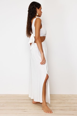 Vestido comprido - Cru