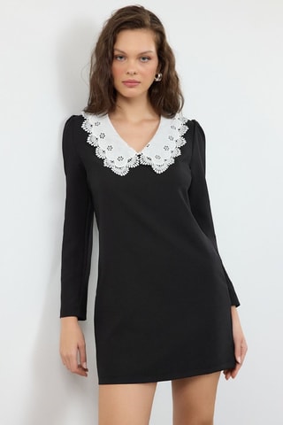 Vestido trapézio - Preto