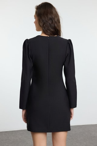 Vestido trapézio - Preto