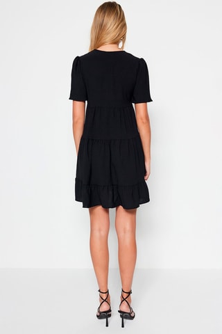 Vestido trapézio - Preto