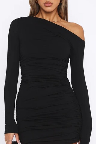 Vestido justo - Preto