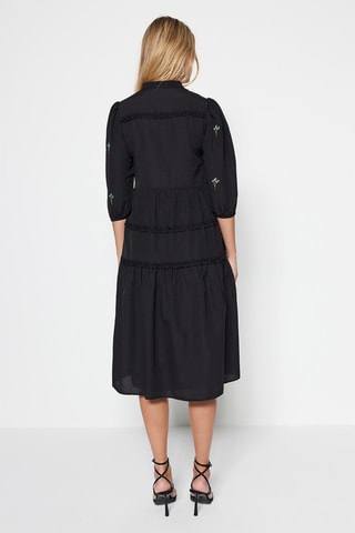 Vestido trapézio Preto