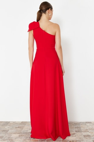 Vestido assimétrico - Vermelho