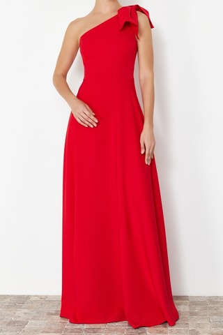 Vestido assimétrico - Vermelho