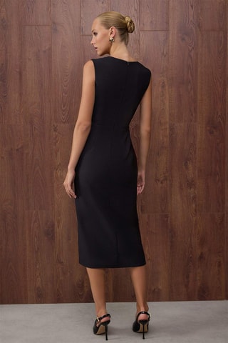 Vestido midi - Preto