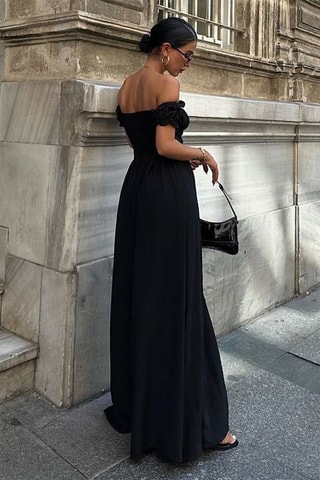 Vestido comprido - Preto