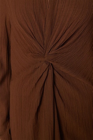 Vestido comprido - Castanho