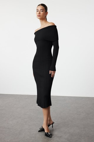 Vestido-camisola - Preto