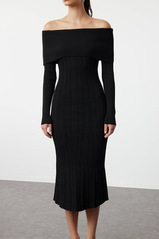 Vestido-camisola - Preto