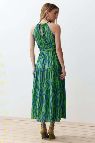 Vestido comprido - Azul-real