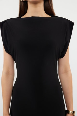 Vestido justo - Preto