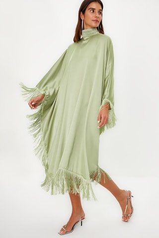 Vestido comprido - Caqui