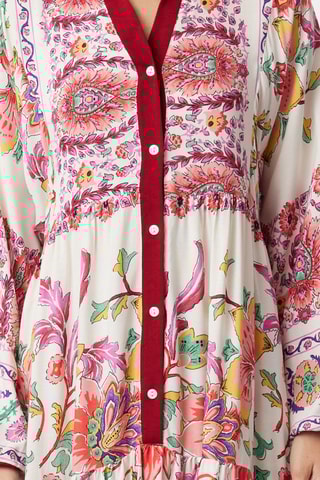 Vestido comprido - Bordô