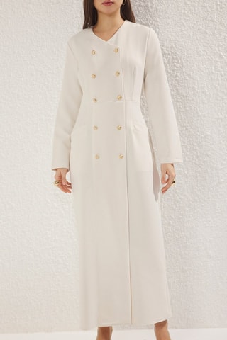 Vestido comprido - Cru