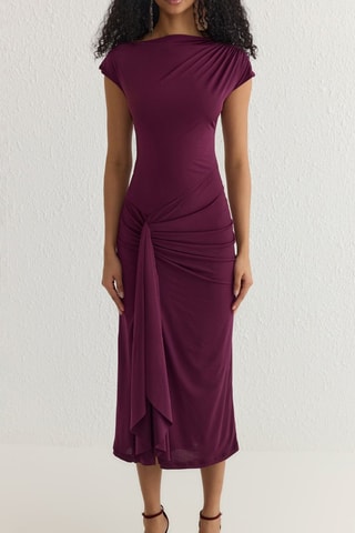 Vestido midi - Violeta