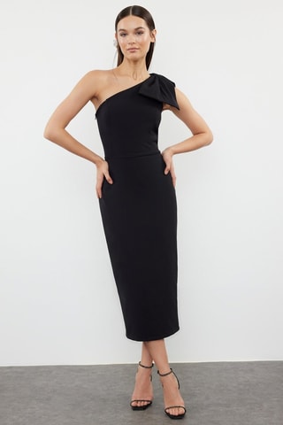 Vestido assimétrico - Preto